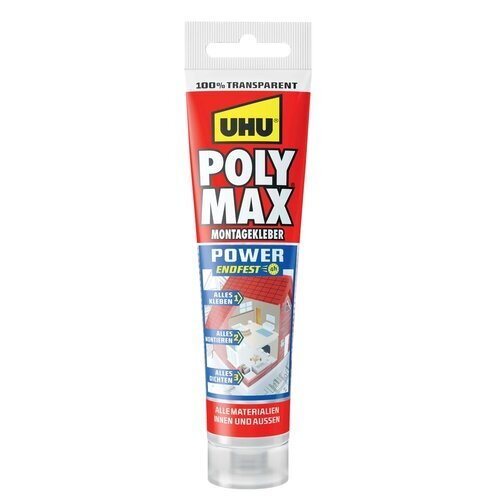 UHU POLY MAX POWER TRANSPR. TUBE 115G