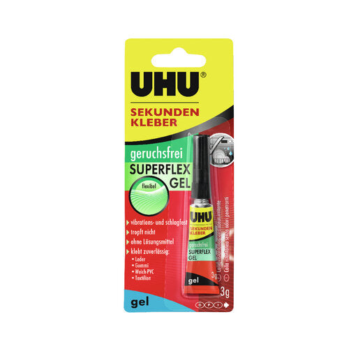 UHU SEK.KLEB.GERUCHSFREI SUPERFLEX GEL3G