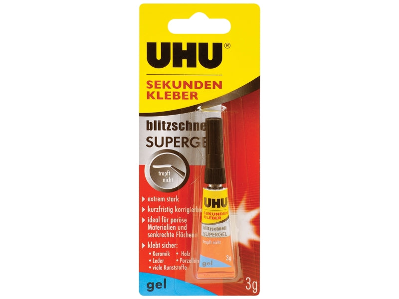 UHU SEK.KLEBER BLITZSCHNELL SUPERGEL 3G