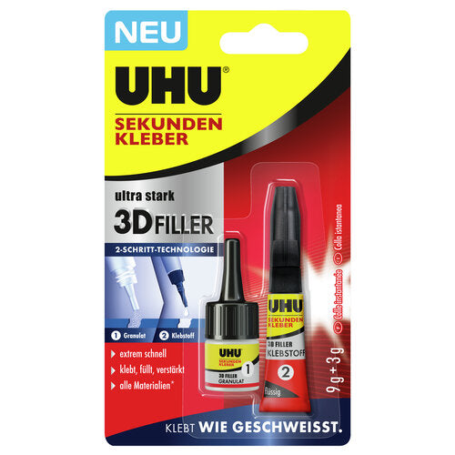 UHU SEKUNDENKLEBER 3D FILLER