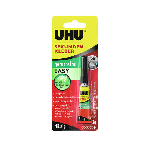UHU SEKUNDENKLEBER GERUCHSFREI EASY 3G