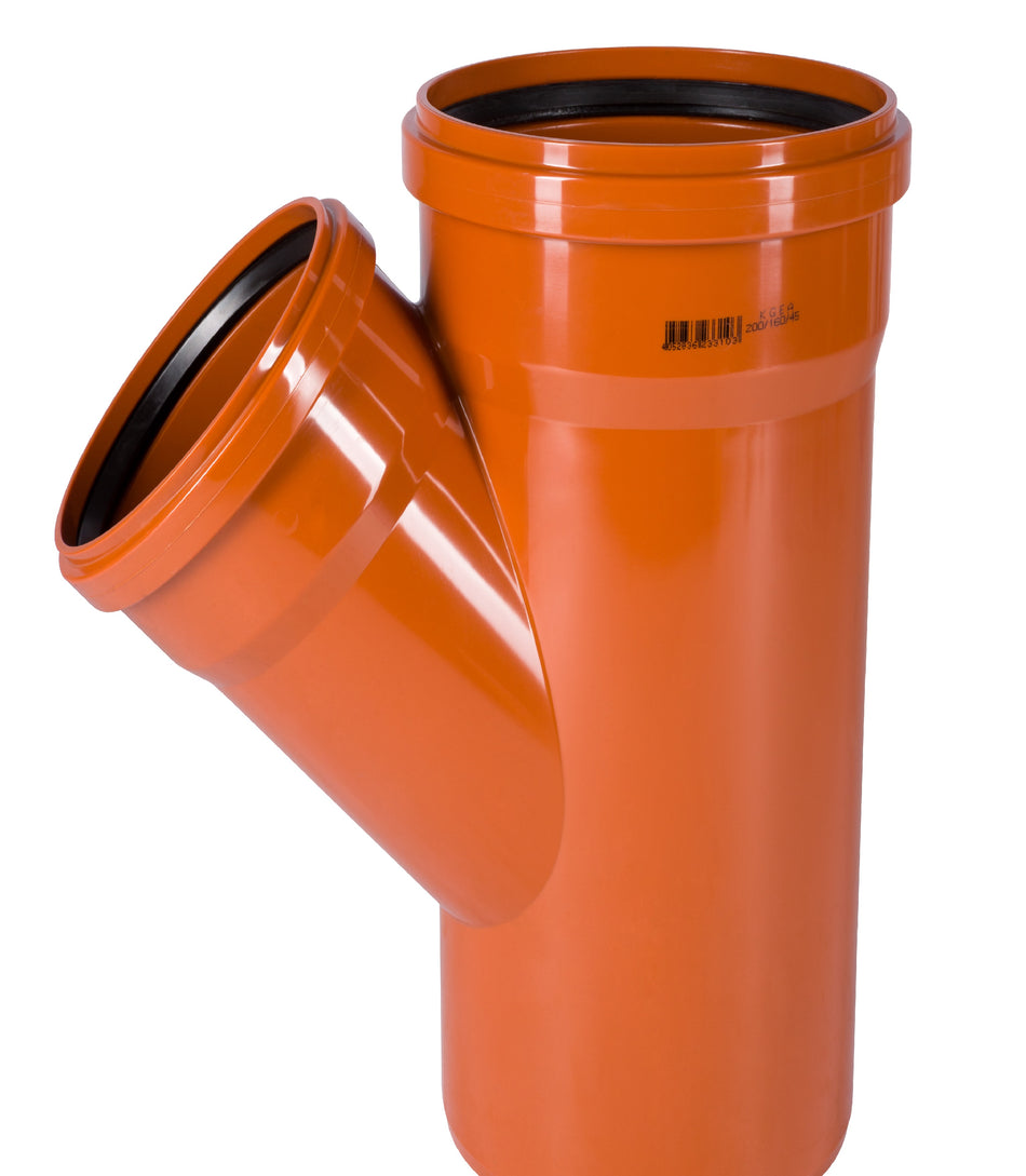 KGEA EINFACHABZWEIG 45° DN/OD 200/160