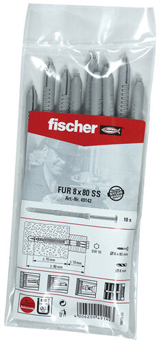 UNI-RAHMENDÜBEL FUR 8X80 SS (10 STÜCK)