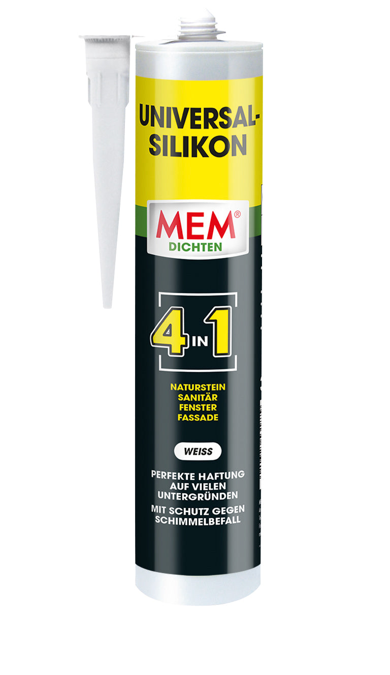 UNIVERSAL-SILIKON 4IN1 WEIß 300ML
