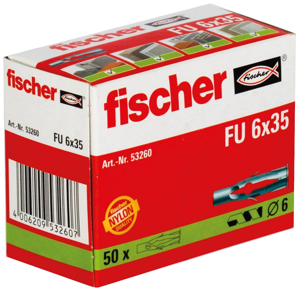 UNIVERSALDÜBEL FU 6X35 (50 STÜCK)