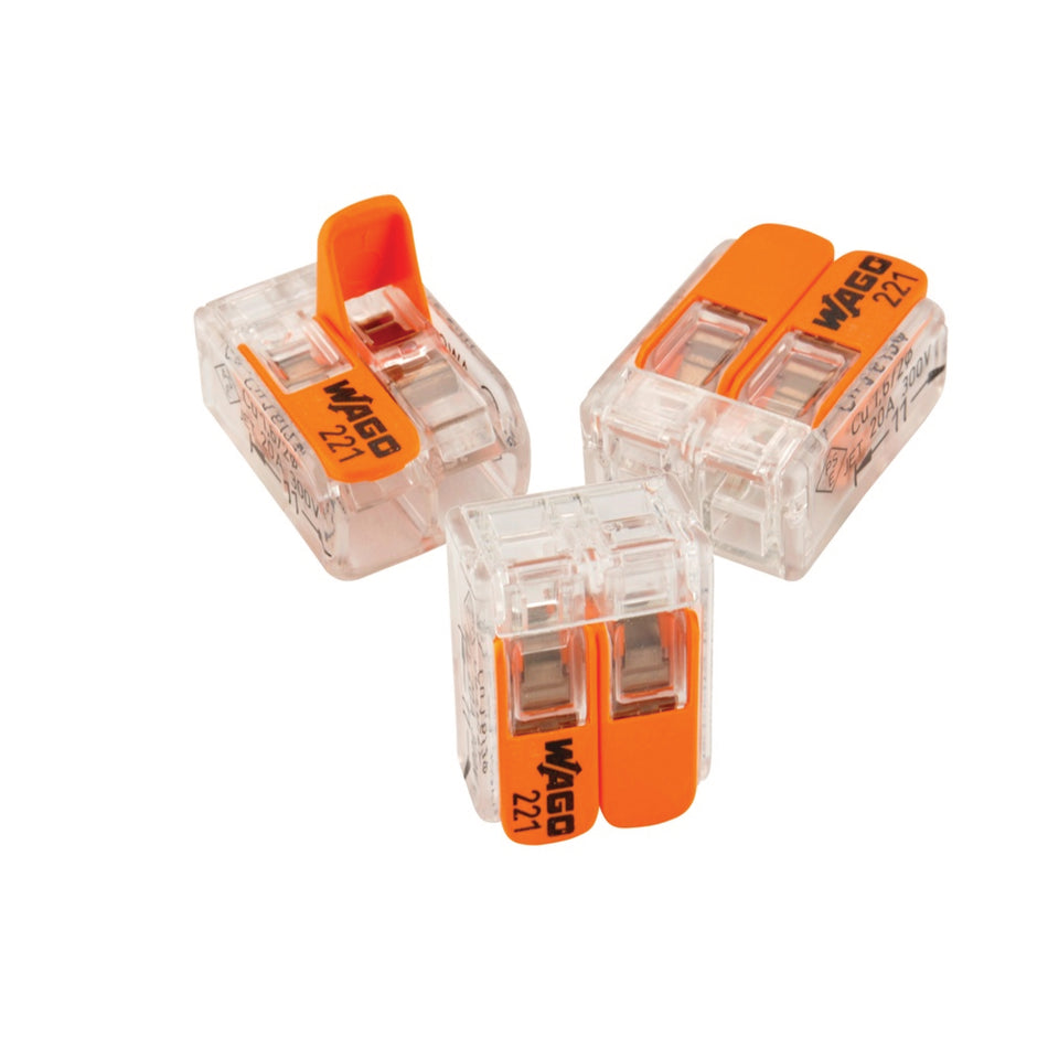 VERBINDUNGSKL WAGO 2POL 0,2-4MM² 3ST