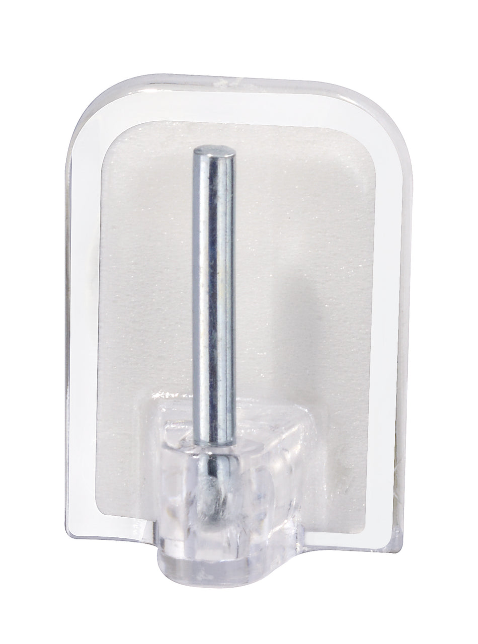VITRAGENHAKEN KUNSTSTOFF WEIß 17X24 MM