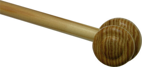 VITRAGESTANGE HOLZ NATUR 120CM