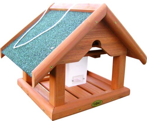 VOGELHAUS BUCHFINK MIT SILO 38X28X30CM