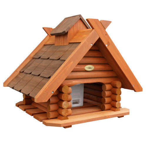 VOGELHAUS FINNLAND MIT SILO UND STÄNDER
