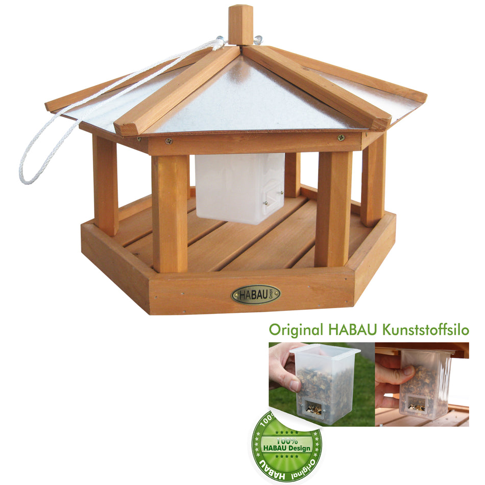 VOGELHAUS KOHLMEISE MIT SILO Ø40CM H28CM