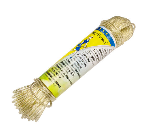 WÄSCHELEINE GOLD STAHL 25 M