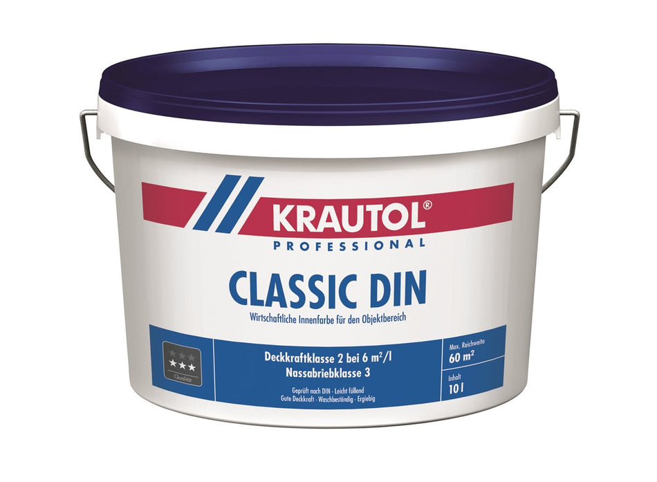 WANDFARBE CLASSIC DIN WEIß 5L