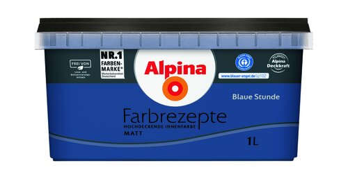 WANDFARBE FARBREZEPTE BLAUE STUNDE 1L