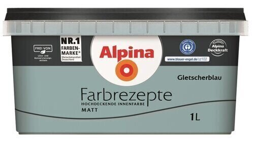 WANDFARBE FARBREZEPTE GLETSCHERBLAU 1L
