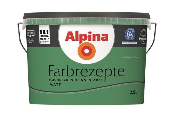 WANDFARBE FARBREZEPTE WILDES PARADIES 1L