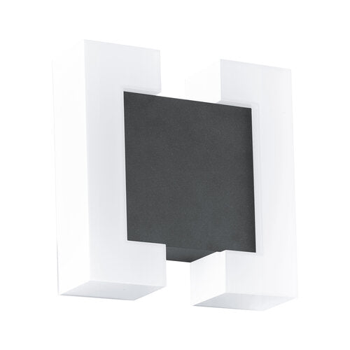 WANDLEUCHTE SITIA AUßEN LED 2X4,8W ANTH.