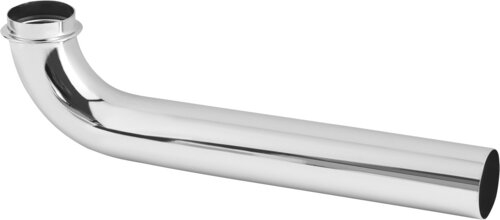 WANDROHR 11/4"X220MM GEKR., CHROM