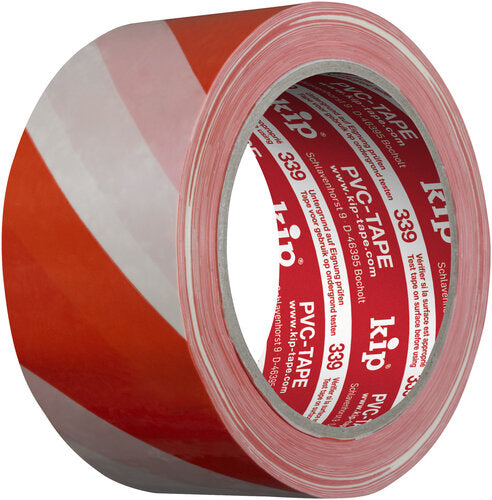 WARNBAND ROT/WEIß 50MM 66M TYP339