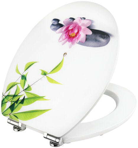 WC-SITZ HIGH-GLOSS WATER LILLY