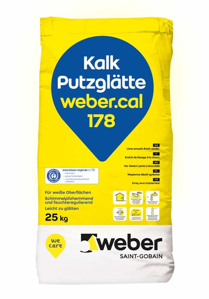 WEBER.CAL 178 KALK-PUTZGLÄTTE 25KG