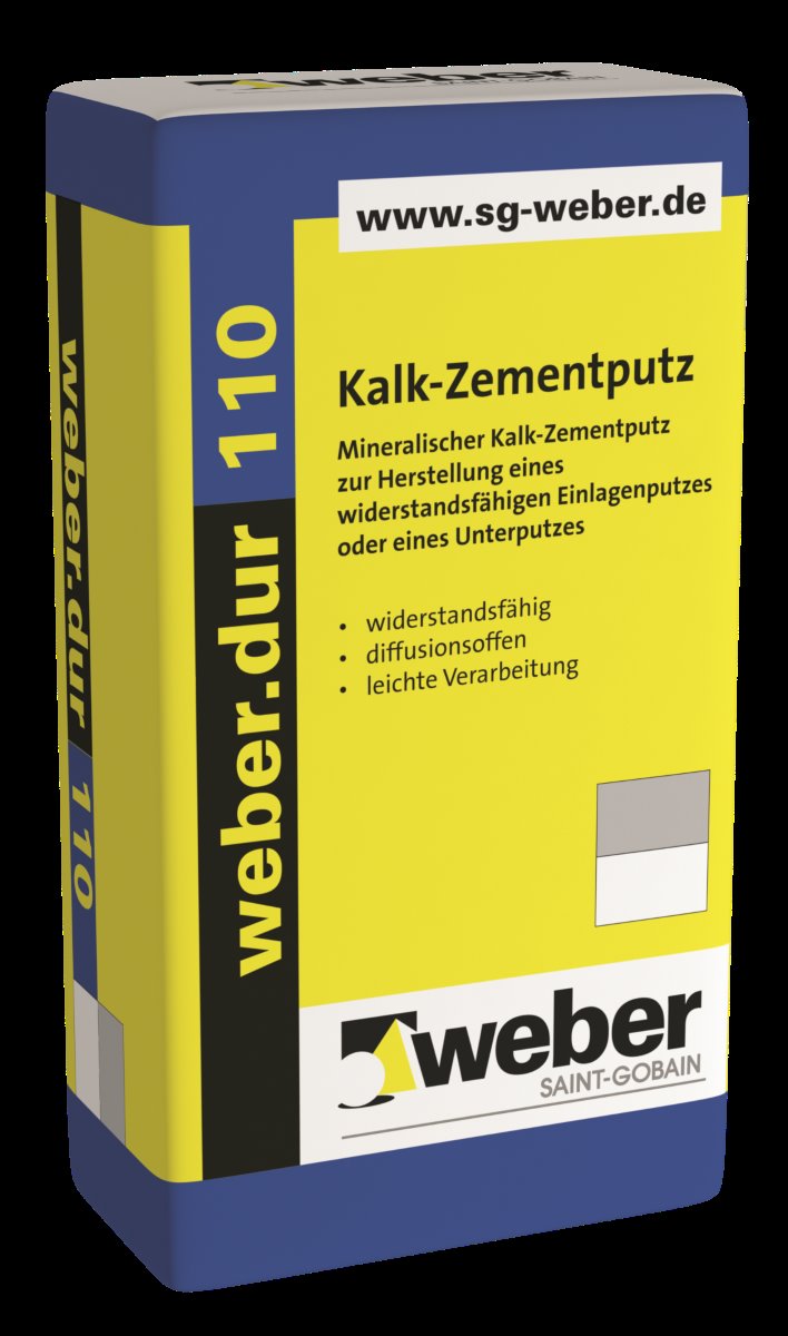WEBER.DUR 110 KALK-ZEMENTPUTZ 30KG