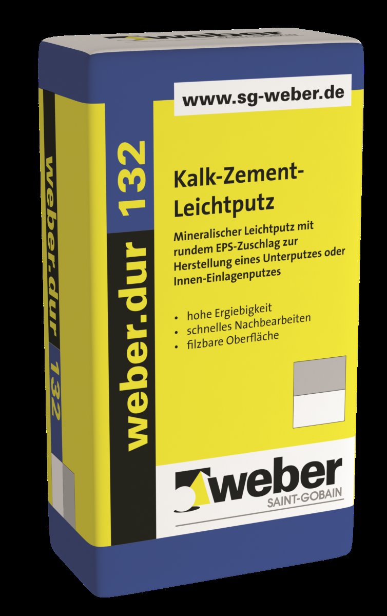 WEBER.DUR 132 KALK-ZEMENT-LEICHTPU.30KG