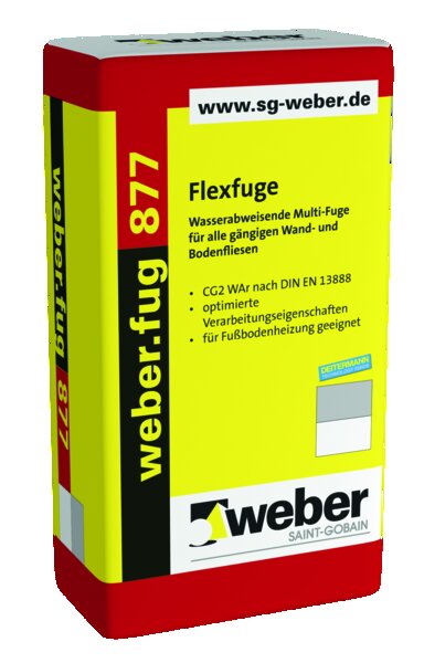 WEBER.FUG 877 FLEXFUGE MITTELGRAU 5KG