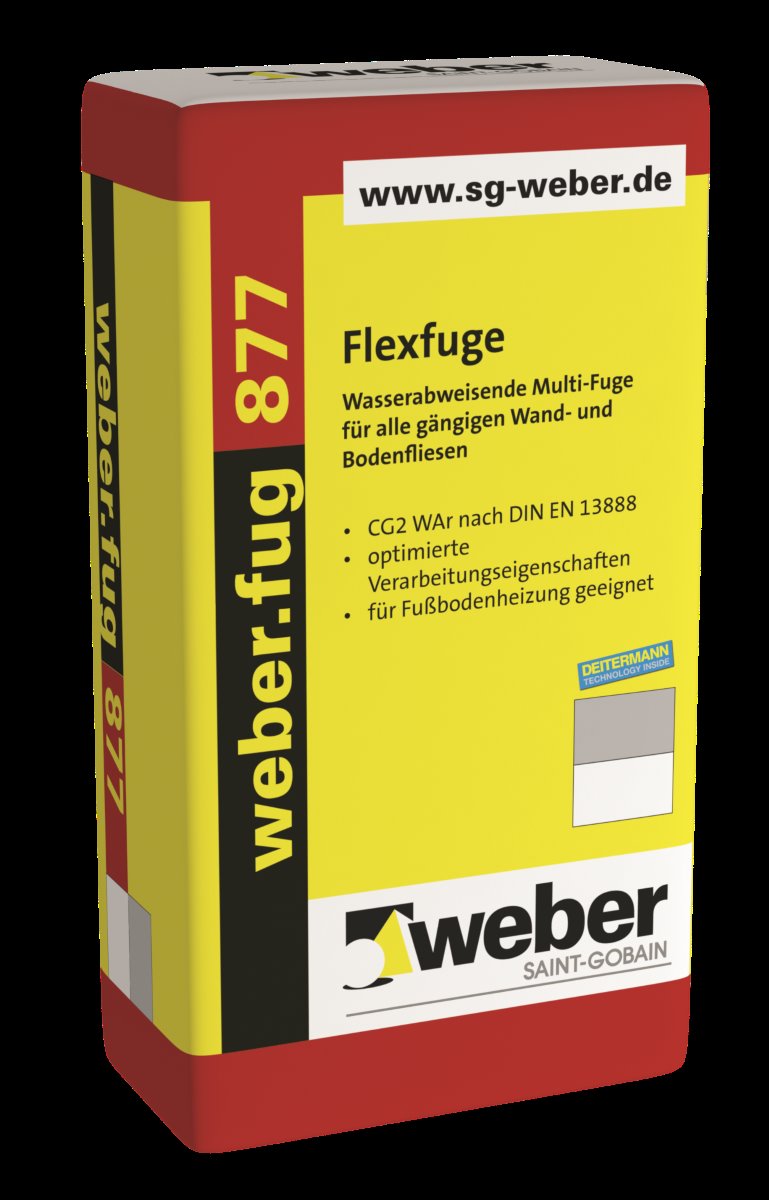 WEBER.FUG 877 FLEXFUGE ZEMENTGRAU 15KG