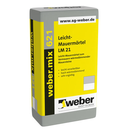 WEBER.MIX 621 LEICHT-MAUERMÖRTEL 17,5KG