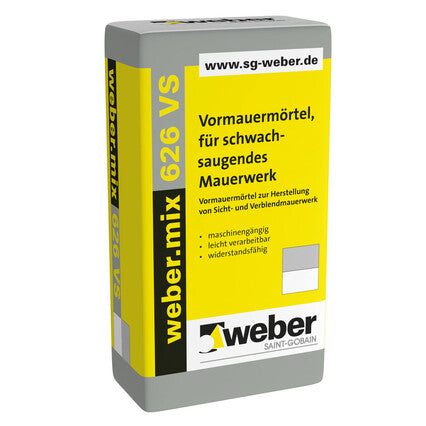WEBER.MIX 626 VS NATURGRAU M5 40KG