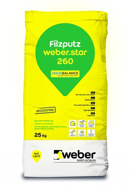 WEBER.STAR 260 AQUABALANCE 0,5MM 25KG