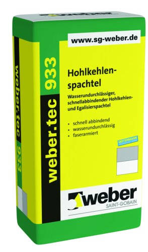 WEBER.TEC 933 HOHLKEHLENSPACHTEL 25KG