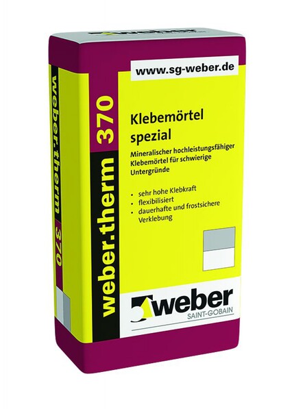 WEBER.THERM 370 KLEBEMÖRTEL SPEZIAL 30KG