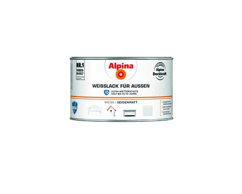 WEIßLACK F.AUßEN SEIDENMATT 300ML