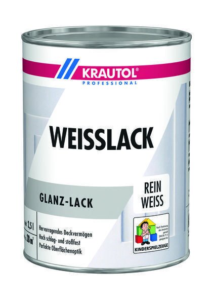 WEIßLACK KUNSTHARZ GLZ WEIß 0,75L