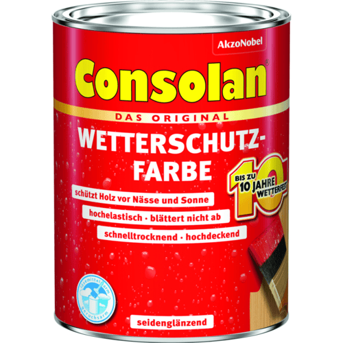 WETTERSCHUTZFARBE CS SCHW-ROT 750ML