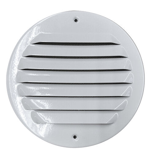 WETTERSCHUTZGITTER ALU WEISS D 150 MIT