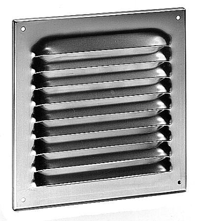 WETTERSCHUTZGITTER V2A 15X15 MIT