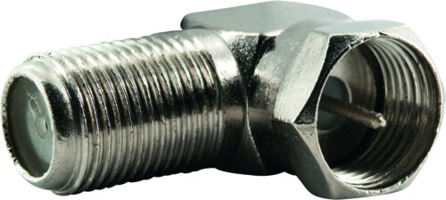 WINKELADAPTER 90° 2STÜCK SILBE