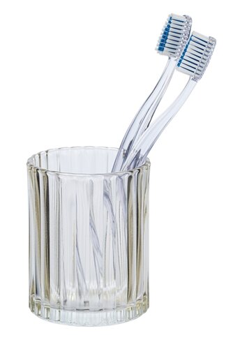 ZAHNPUTZBECHER VETRO RUND BRAUN
