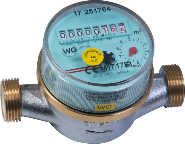 ZWISCHENZÄHLER OHNE V. 3/4" WARMWASSER
